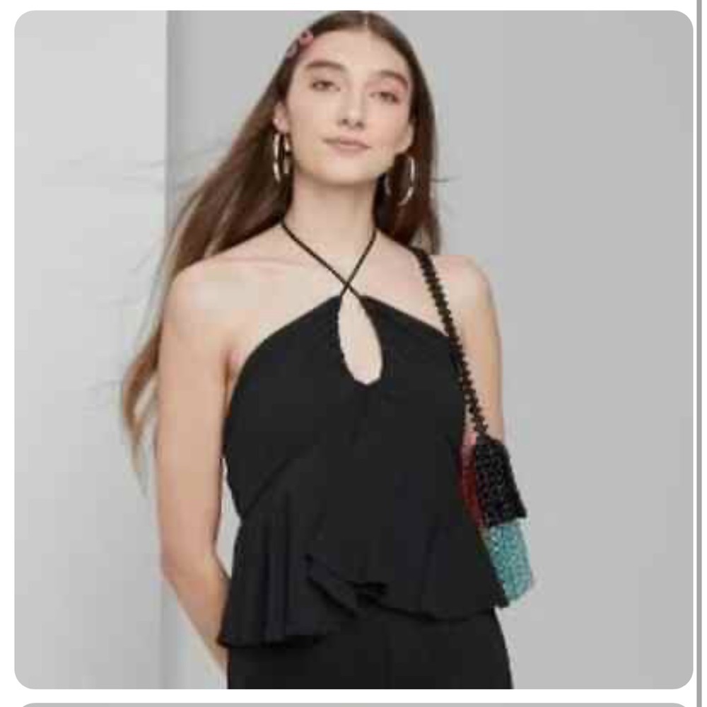 Wild Fable Halter Tie Top